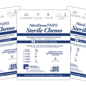 NITRIDERM® NITRILE SYNTHETIC POWDER-FREE STERILE EXAM GLOVES
